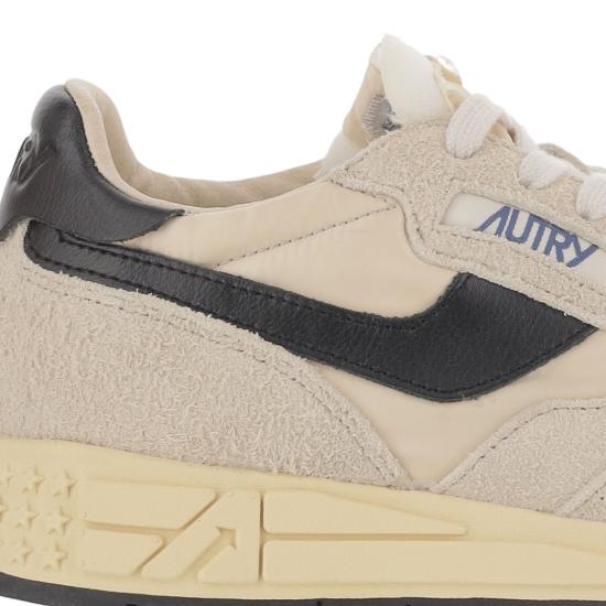 26FW 오트리 릴윈드 로우 나일론 스웨이드 스니커즈 WWLMUT60SUEDENETECRUBLK Neutrals - AUTRY