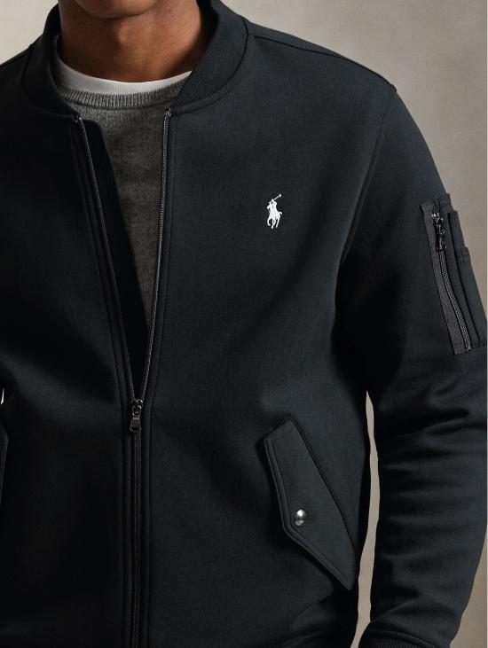 26FW 랄프 로렌 자켓 Felpa Doppia Nero의 폭격기 - RALPH LAUREN