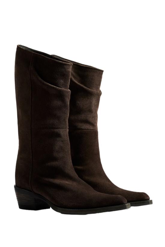 26FW 케이트 클라이브 부트 F1105946735 Brown - KHAITE