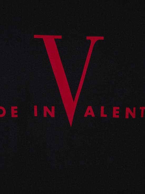 26SS 발렌티노 가라바니 반팔 티셔츠 VMG16P BAQ Black - VALENTINO GARAVANI