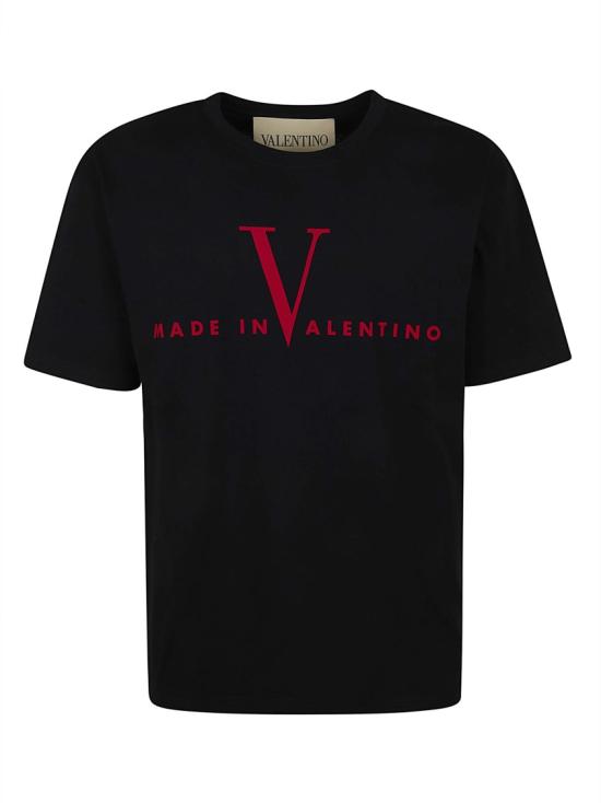 26SS 발렌티노 가라바니 반팔 티셔츠 VMG16P BAQ Black