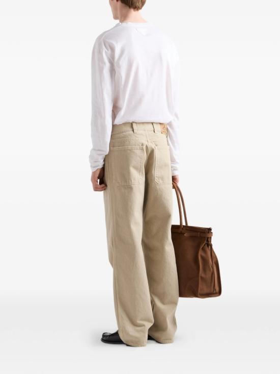 26FW 프라다 파이브포켓 올드 데님 진 파이브포켓 올드 데님 진 GEP446 1954 Neutrals - PRADA