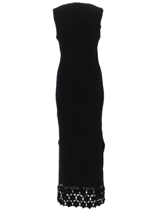 26SS 가니 롱 원피스 A1030474 099 Black - GANNI