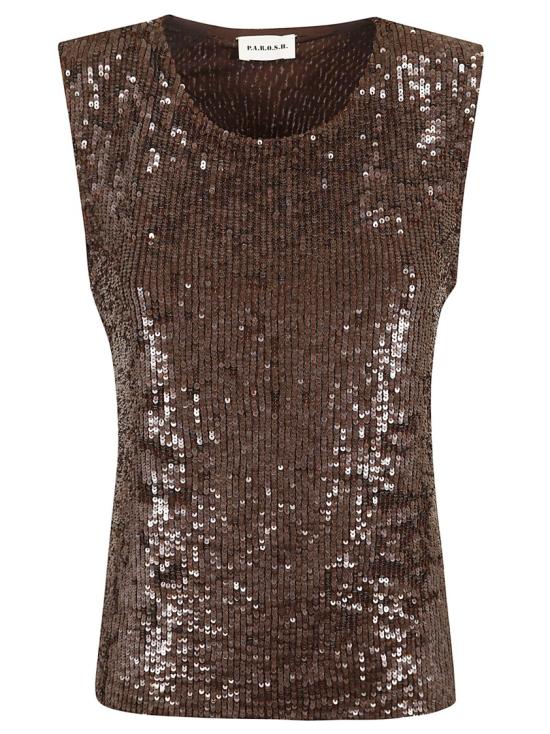 26SS 파로쉬 민소매 티셔츠 D311680 GONG26 Brown