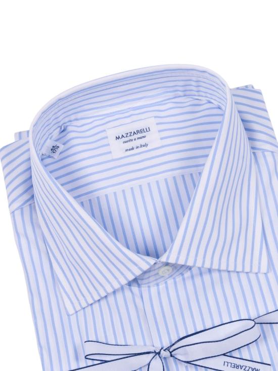 26SS 마짜렐리 긴팔 셔츠 45 81 Blue - MAZZARELLI