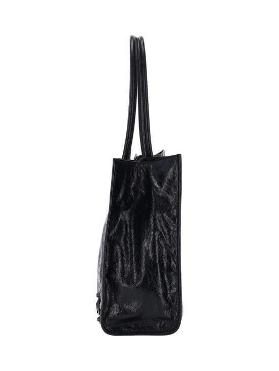 26FW 발렌시아가 가죽 로고 토트백 가방 846921 2ABEK1000 Black - BALENCIAGA