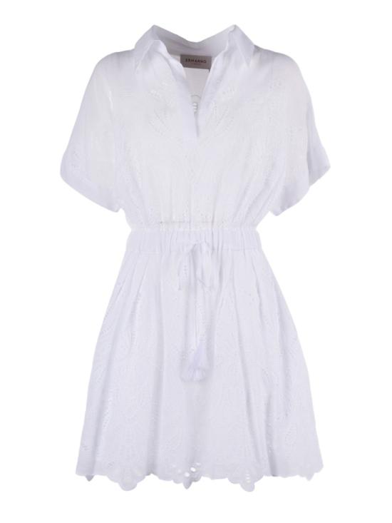 26SS 에르마노 설비노 미디 원피스 D48EQ028EN0 White