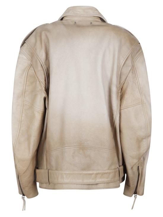 26SS 골든구스 바이커 자켓 GUP02535P00230415155 Neutrals - GOLDEN GOOSE