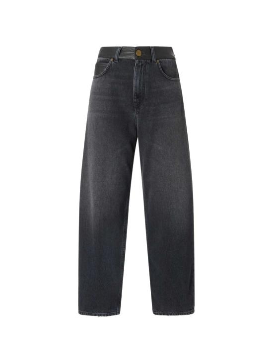 26FW 핑코 데님 팬츠 103857 A3GW Black