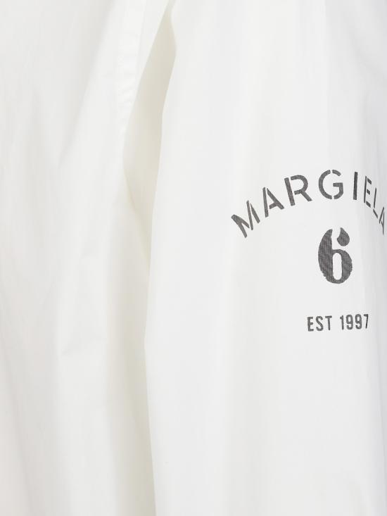 26SS MM6 메종마르지엘라 긴팔 셔츠 SH2DT0051M35256101 White - MM6 MAISON MARGIELA