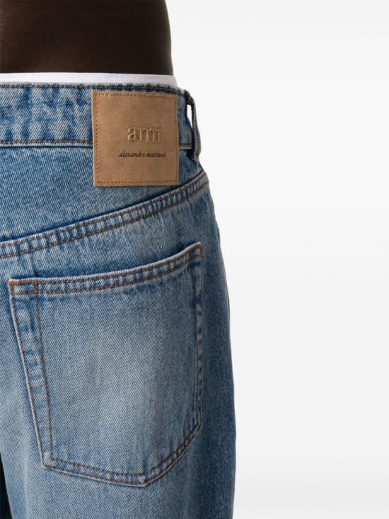 26SS 아미 데님 코튼 라지 핏 진 HTR450DE0046480 Blue - AMI
