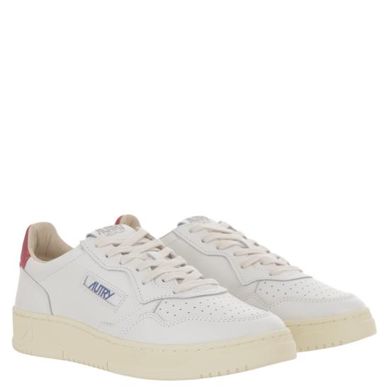26FW 오트리 메달리스트 로우 스니커즈 AULMBJ01LEASUELOGOWHTDEEPCLARET White - AUTRY