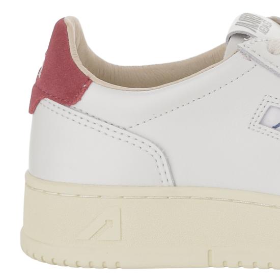26FW 오트리 메달리스트 로우 스니커즈 AULMBJ01LEASUELOGOWHTDEEPCLARET White - AUTRY