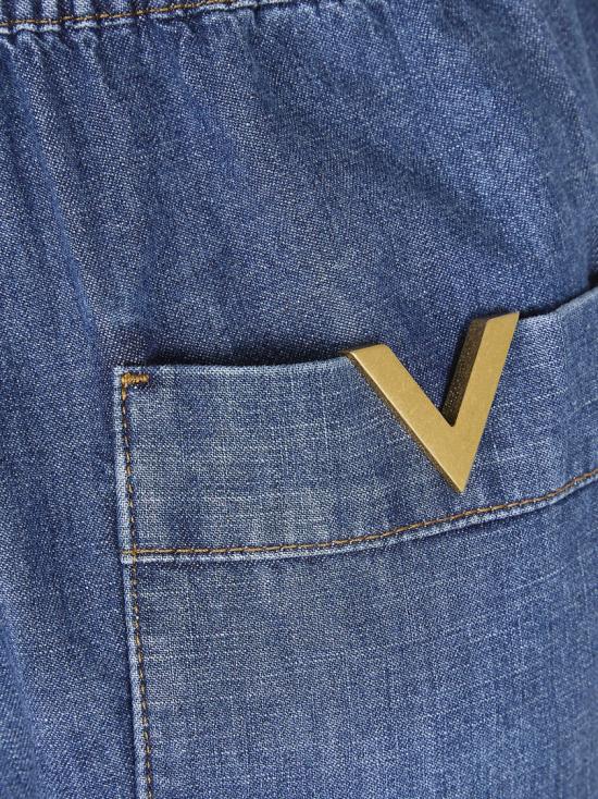 26SS 발렌티노 가라바니 데님 숏팬츠 BDD550 9YA Blue - VALENTINO GARAVANI