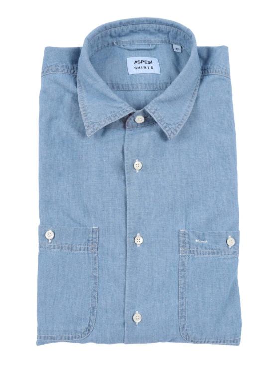 26SS 아스페시 데님 셔츠 AAEC1E542 Blue