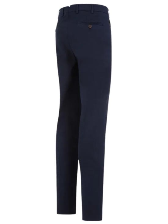 26SS 브루넬로 쿠치넬리 코튼 스트래치 미드 라이즈 슬림 핏 치노 M289LI1770C6053 Black - BRUNELLO CUCINELLI