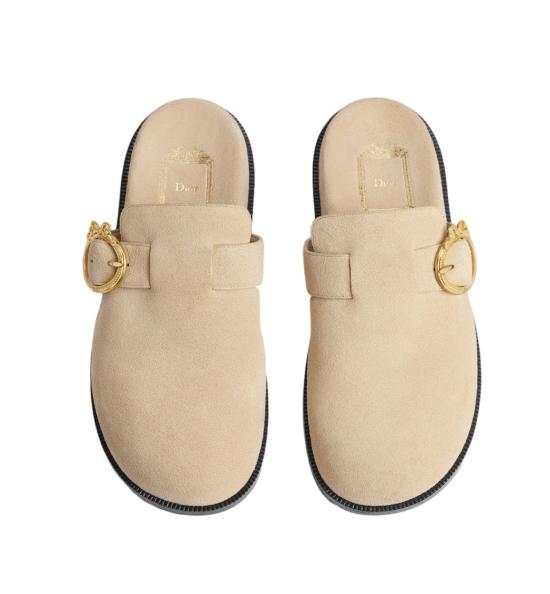 26FW 디올 뮬/슬리퍼 KCF249SUE Neutrals - DIOR