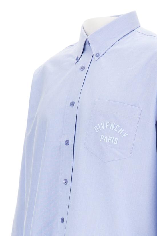 25FW 지방시 긴팔 셔츠 BM616915H7453 Blue - GIVENCHY