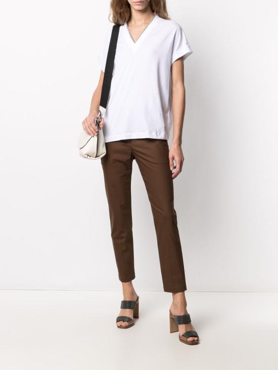 26SS 브루넬로 쿠치넬리 반팔 티셔츠 M0T18BD222C159 White - BRUNELLO CUCINELLI