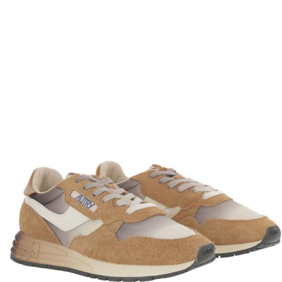 26FW 오트리 릴윈드 로우 나일론 스웨이드 스니커즈 WWLMDI04NYLSUEDEGCHOCTER Neutrals - AUTRY