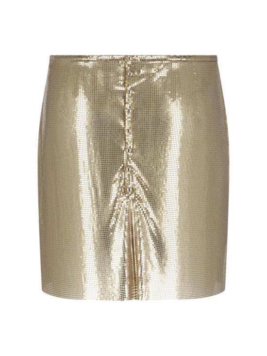 26FW 파코라반 숏 스커트 25PIJU012MH0006P794 Gold - PACO RABANNE