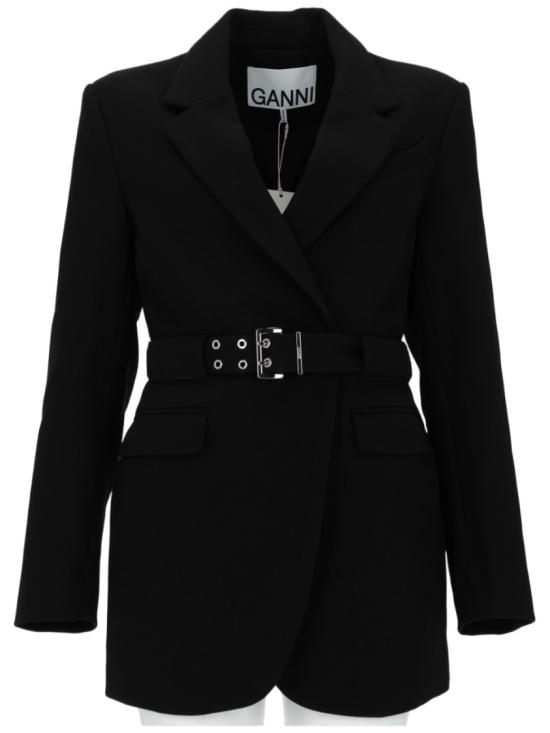 26SS 가니 수트 자켓 W0241 099 Black