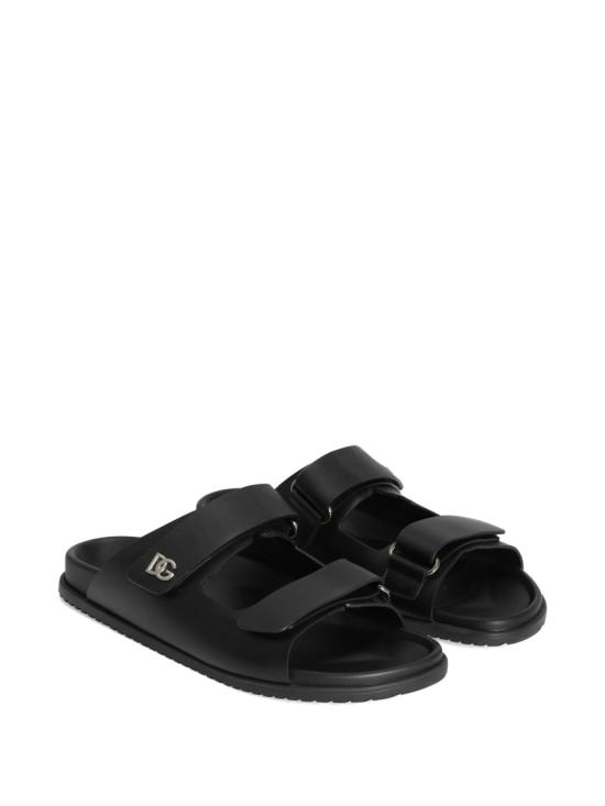 26FW 돌체앤가바나 뮬/슬리퍼 A80522 A9Q67 Black - DOLCE & GABBANA