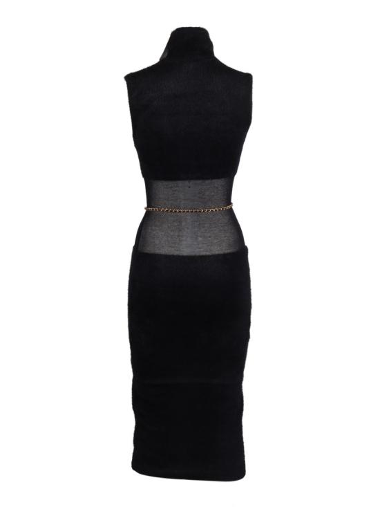 25FW 엘리자베타프랜치 미디 원피스 AM37T57E2 Black - ELISABETTA FRANCHI