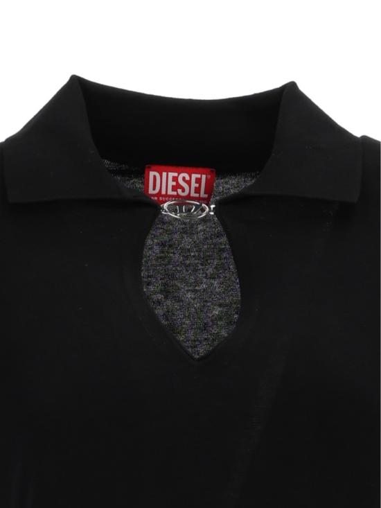 26FW 디젤 긴팔 티셔츠 A238880JMCP Black - DIESEL