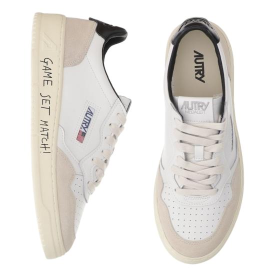 26FW 오트리 메달리스트 로우 스니커즈 AULMMA04MATCHSUEDEWHTBLACK Grey - AUTRY