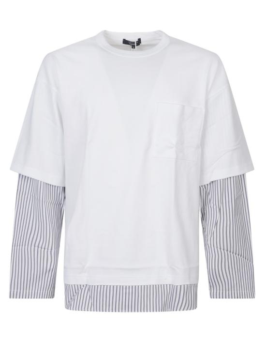 26SS 꼼데가르송 긴팔 티셔츠 HQT0060512 White