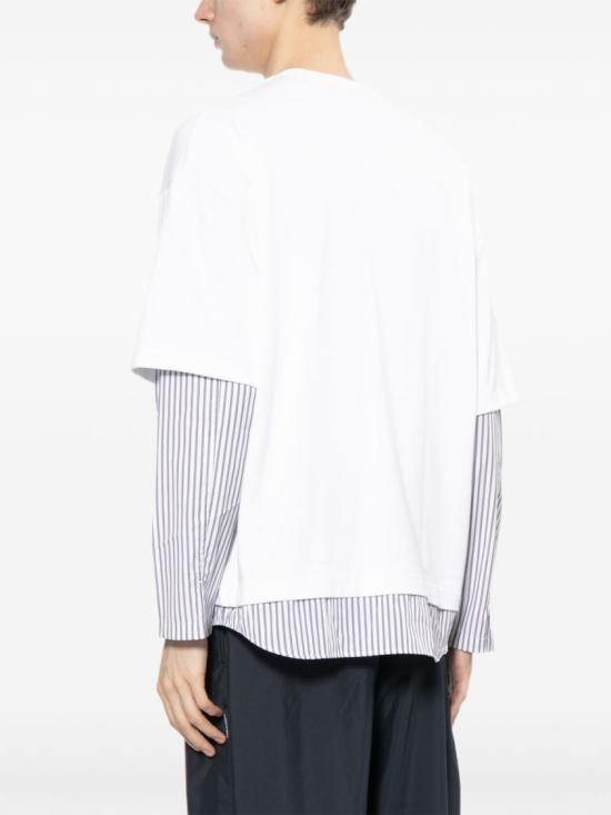 26SS 꼼데가르송 긴팔 티셔츠 HQT0060512 White - COMME DES GARCONS