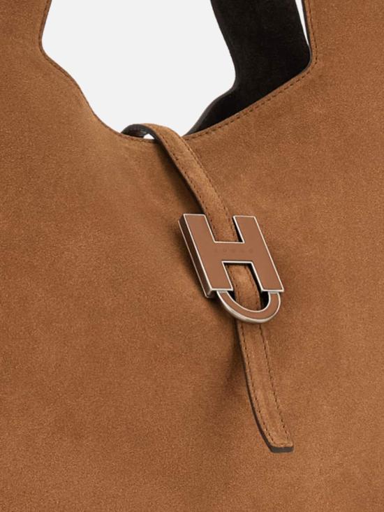 26FW 호간 토트백 KBW01XA1300 UGM Brown - HOGAN