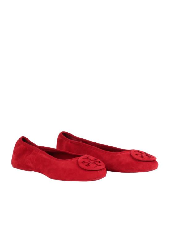 26SS 토리버치 레바 트레블 발레 플랫 슈즈 177247 Red - TORY BURCH