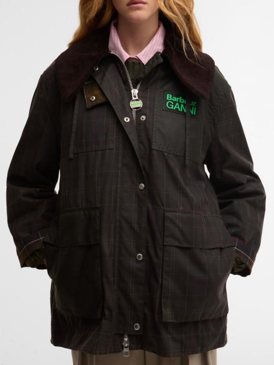 26SS 바버 X 가니 자켓 LWX1528TN11 Black - BARBOUR X GANNI