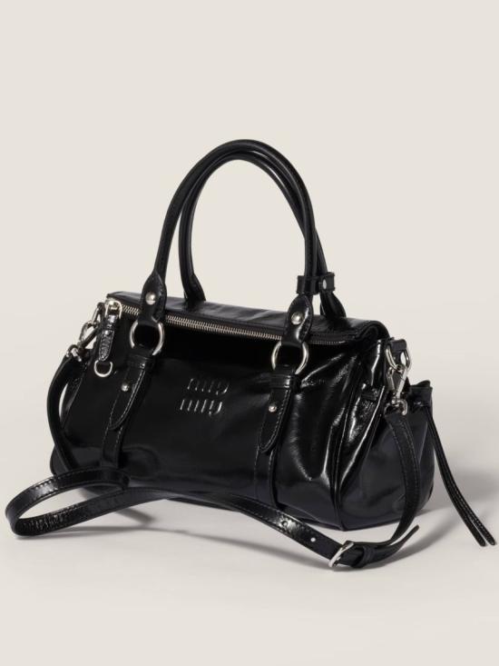 26FW 미우미우 토트백 5BA333 2A44 Black - MIU MIU