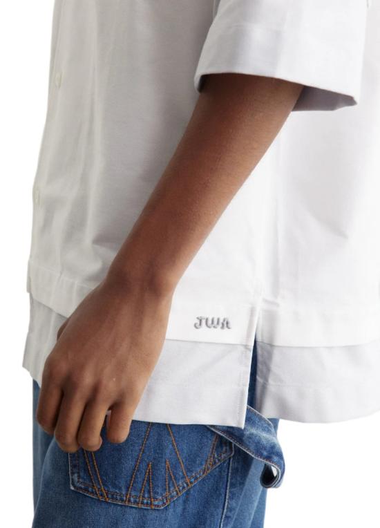  JW앤더슨 반팔 셔츠 2000001789742 White - JW ANDERSON