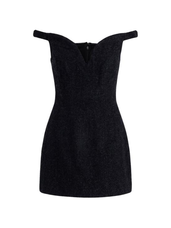26SS 셀프 포트레이트 숏 원피스 RS26075SBLACK