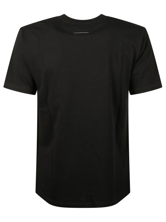 26SS MM6 메종마르지엘라 스프레이 페인트 티셔츠 SH0GC0067M20048900 Black - MM6 MAISON MARGIELA