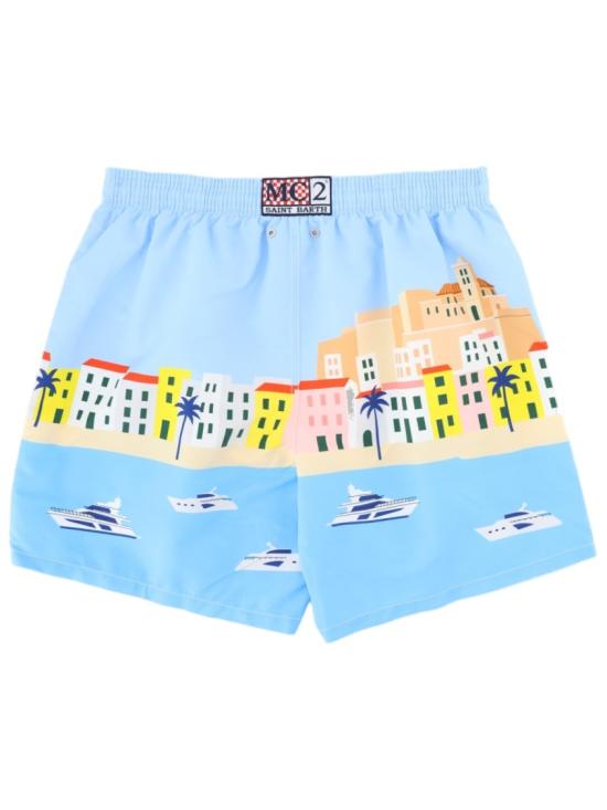  세인트바쓰 스윔팬츠 GUS0009 02281L30 Blue - MC2 SAINT BARTH