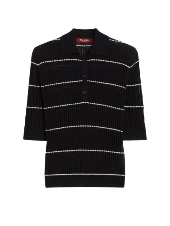 26SS 막스마라 폴로 티셔츠 2616361051600MSTGALLO014 Black