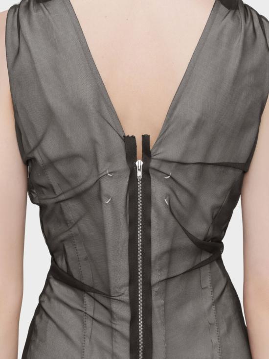 26SS 마르지엘라 미디 원피스 S51DD0055MTN148144 Grey - MAISON MARGIELA