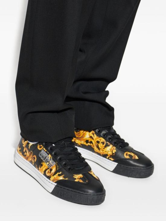 26SS 베르사체 코트 88 스니커즈 80YA3SK6ZSE04G89 Black - VERSACE