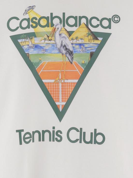 26FW 카사블랑카 반팔 티셔츠 MPF26JTS00103 White - CASABLANCA