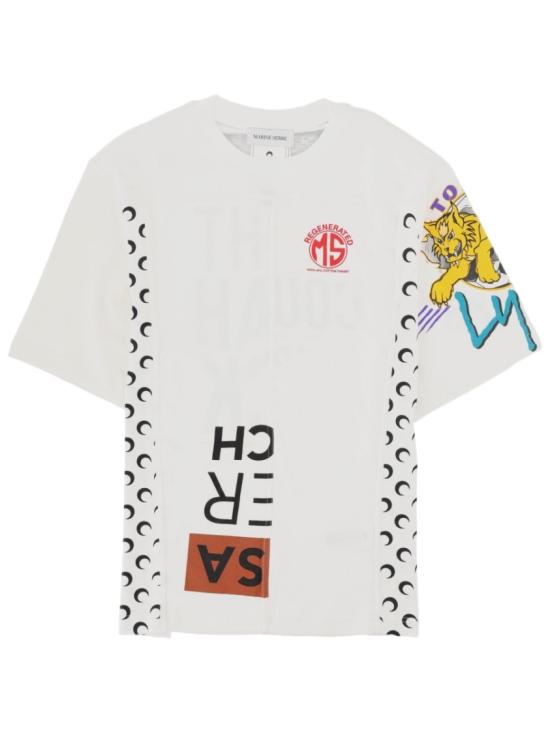  마린세르 업사이클드 그래픽 티셔츠 MTT102A UJER0003WH10 White