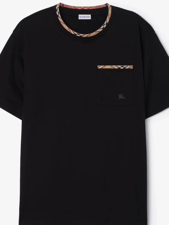 26FW 버버리 반팔 티셔츠 8127628 Black - BURBERRY