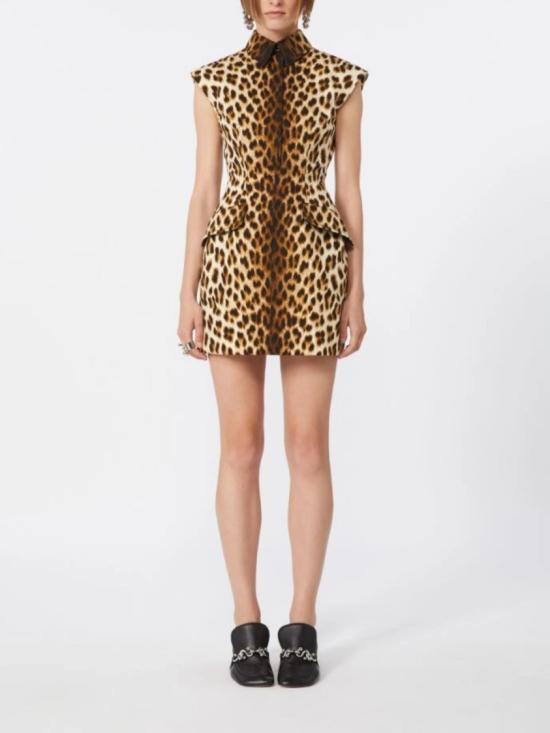 26SS 스포트막스 숏 원피스 2612221182600SPXLONZA001 Brown - SPORTMAX