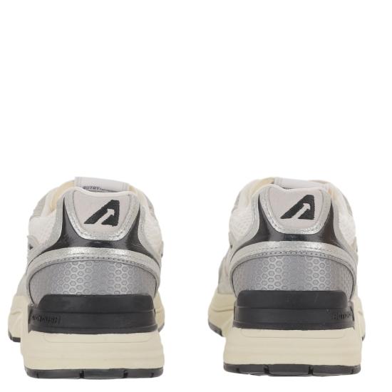 26FW 오트리 HYPERWAY 하이퍼웨이 스니커즈 HYLWBF01LAMSUEMESHSILVWHT Grey - AUTRY