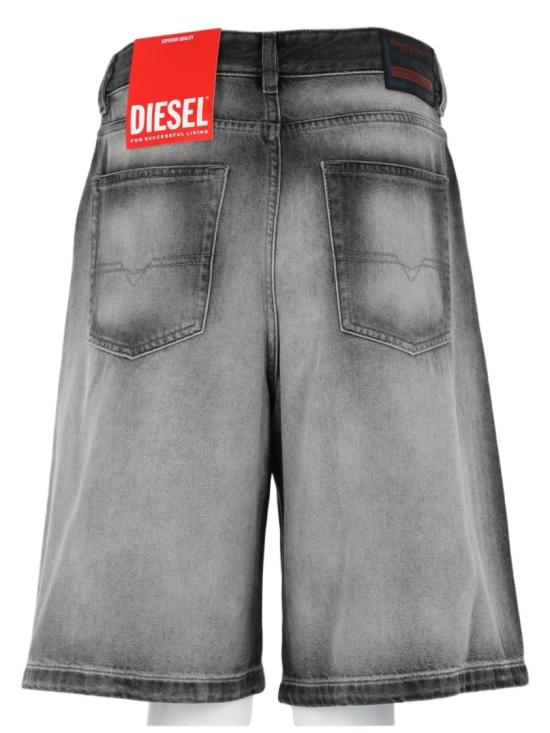 26SS 디젤 드-사이어-쇼트-Fsi 쇼츠 인 소프트 스켈레톤 데님 숏팬츠 A23836 09P2802 Grey - DIESEL