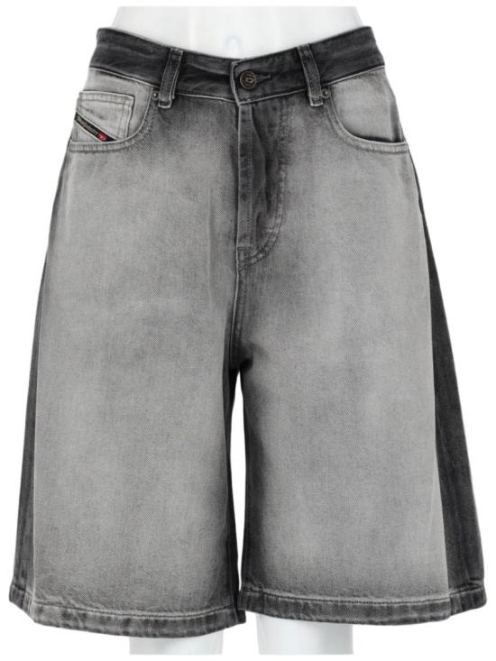 26SS 디젤 드-사이어-쇼트-Fsi 쇼츠 인 소프트 스켈레톤 데님 숏팬츠 A23836 09P2802 Grey